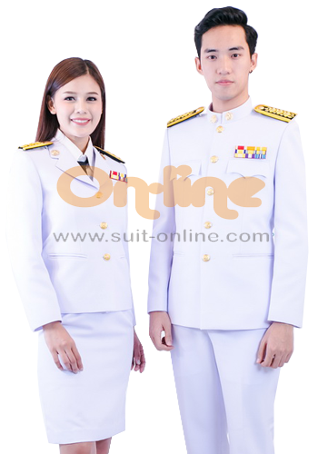 ชุดเครื่องแบบปกติขาว